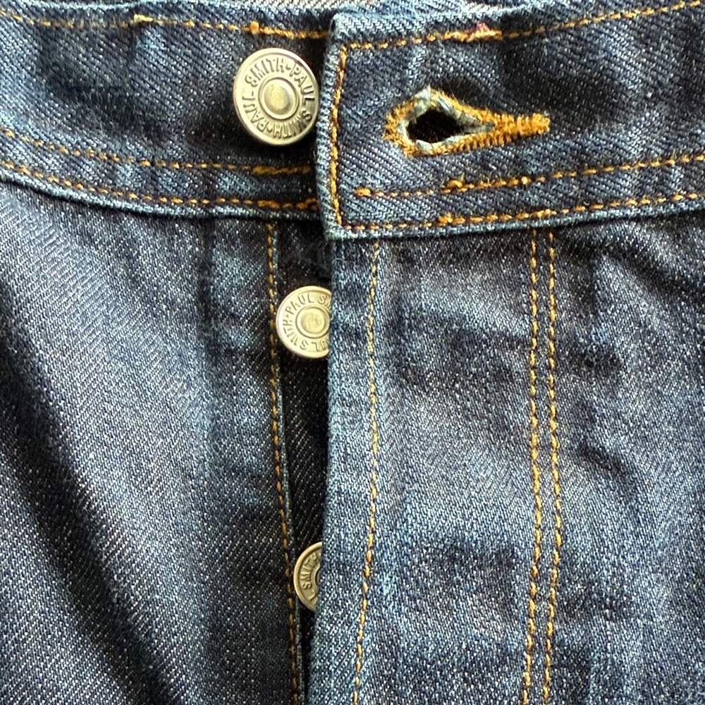Paul Smith Indigo Denim Jeans - men size 36 - Picture 4 of 10